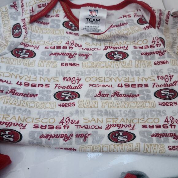 49ers NFL lot of 3 snap suits size 6-12months - Picture 3 of 5